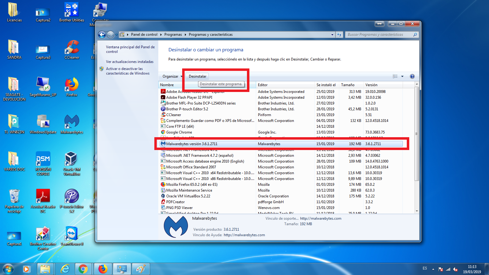 Como Desinstalar Un Programa Desde Windows Y Windows Up Gesti N Inform Tica